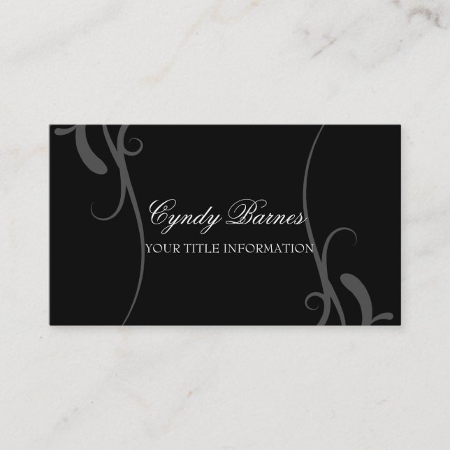 Any Color Swashes Business Card (Front)