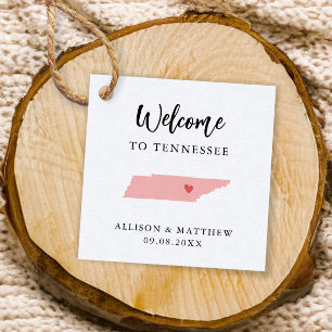 Any Color Tennessee Wedding Welcome Bag Favor Tags
