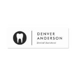 Any color tooth logo modern dentist dental name tag Any color tooth logo modern dentist dental name tag