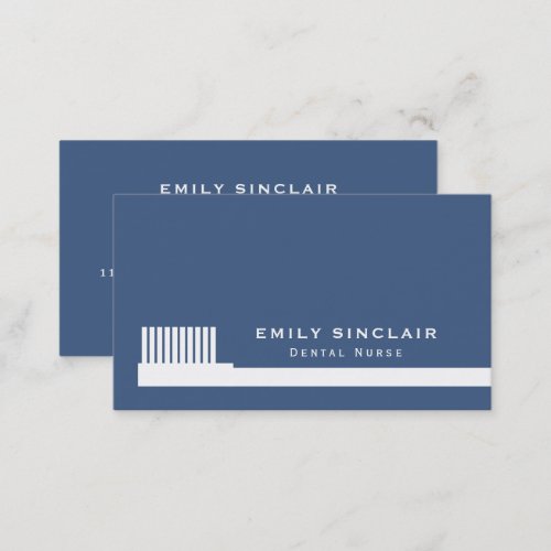 Any Color Toothbrush Dentistry Dentist Business Card