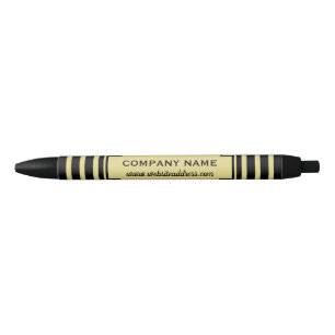 Any Color Vintage Striped Company/Event Pen