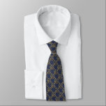 Any Color with Gold Menorah Pattern Neck Tie<br><div class="desc">Designs by Umua. Printed and shipped by Zazzle or their partners.</div>