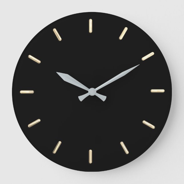 Any Color with Large Ticks Clock (Front)
