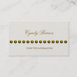 Any Color with String of Pearls Business Card