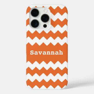 Any Color ZigZag Your Name or Quote iPhone 16 Pro Case
