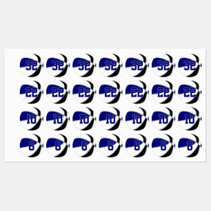 ANY colors basketball labels for up to 4 players