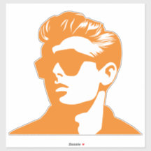 Any Colour Cool Guy Sticker