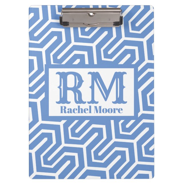 Any Colour Monogram Clipboard (Front)