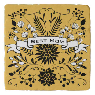 Any Custom Color Best Mom Trivet