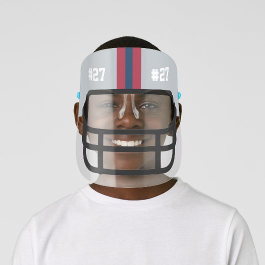 Any Custom Color Football Helmet Face Shield (Insitu)