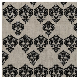 Any Custom Color Rustic Floral Pattern Fabric