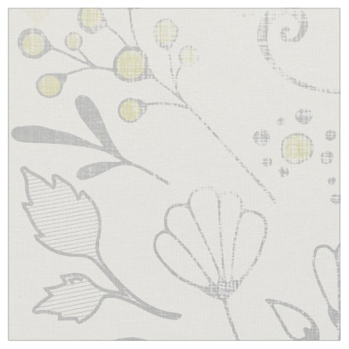 Any Custom Color Rustic Floral Pattern Fabric