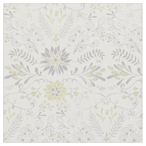 Any Custom Color Rustic Floral Pattern Fabric