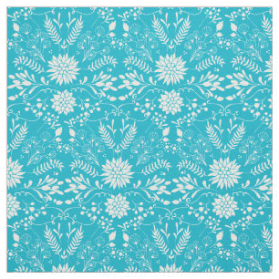 Any Custom Color Rustic Floral Pattern Fabric