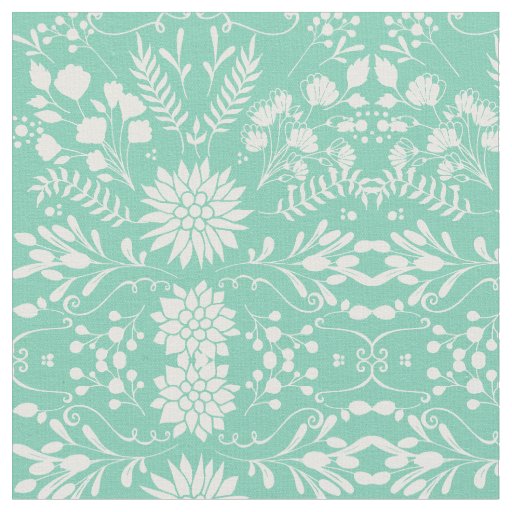 Any Custom Color Rustic Floral Pattern Fabric