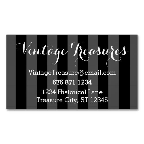 Any Custom Color Stripe Pattern Business Card Magnet