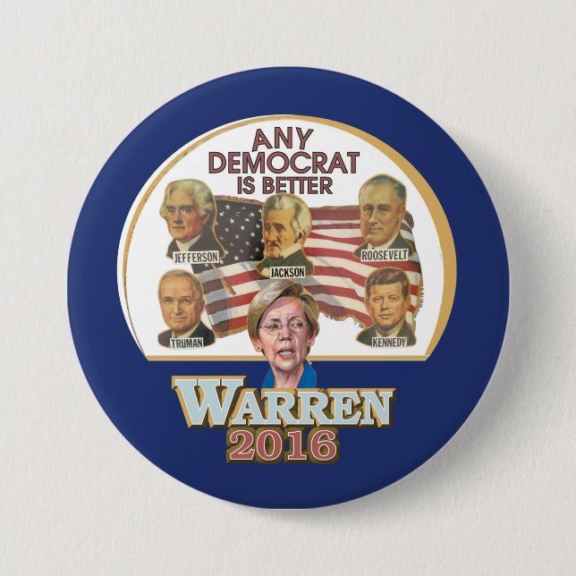 Any Democrat Is Better Button (Front)