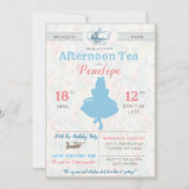 ANY EVENT - Alice in Wonderland Tea Party Invitation (Front)