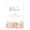Any Event, Blush, Pink and Rose Gold Welcome Sign