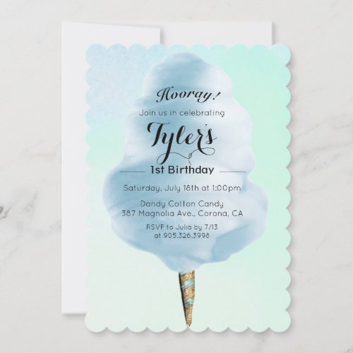 ANY EVENT _ Cotton Candy Watercolor Invitation