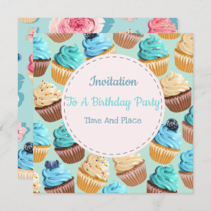 Any Event Cupcakes Invitation