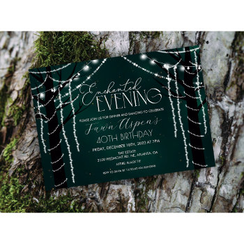 Any Event - Enchanted Forest Invitation by PaperandPomp at Zazzle
