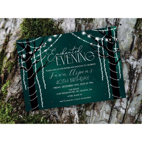 ANY EVENT _ Enchanted Forest Invitation