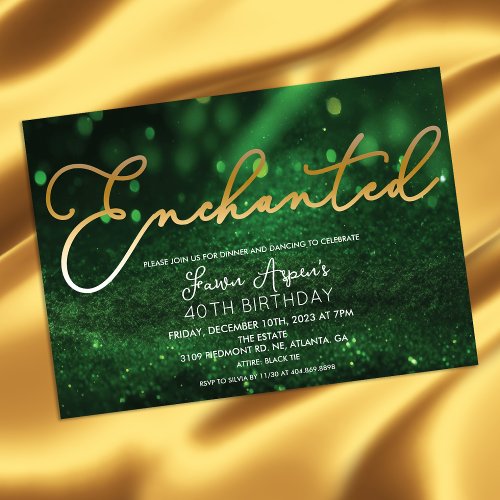 ANY EVENT _ Enchanted Forest Invitation