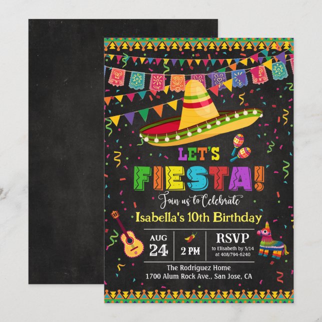 ANY EVENT - Fiesta Mexican Invitation | Zazzle