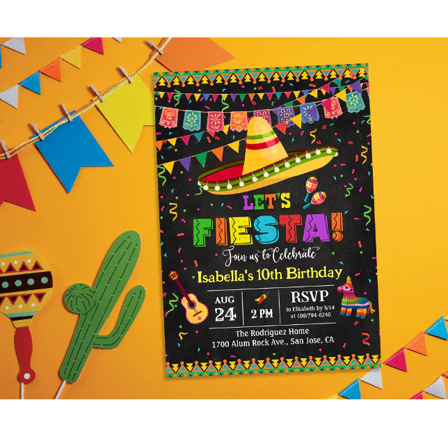 ANY EVENT - Fiesta Mexican Invitation | Zazzle
