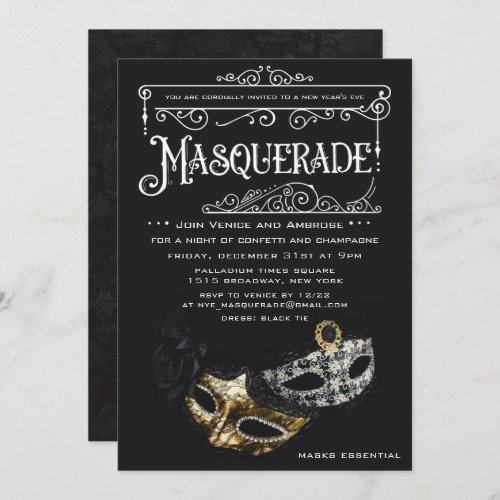 ANY EVENT _ Masquerade Party Invitation
