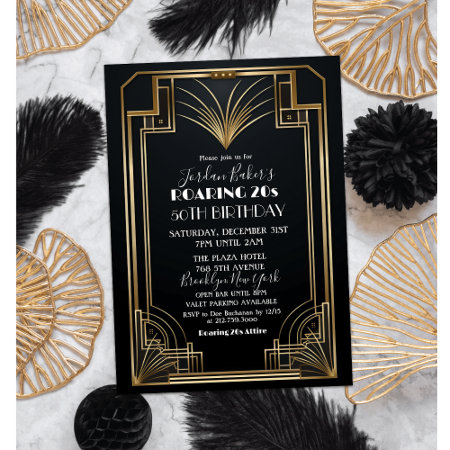 Any Event - Roaring 20s 1920s Art Deco Party Invitation