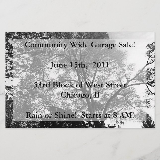 Any Event Scenic Flyer (Front)