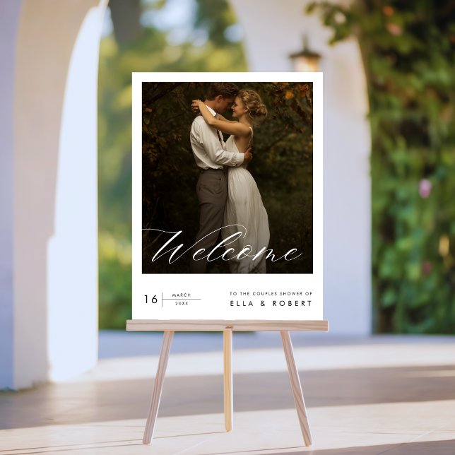 Any Event Script Couples Shower Photo Welcome Sign (Creator Uploaded)