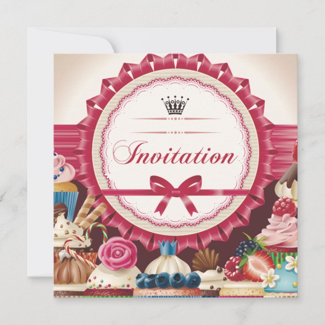 Any Event Sweets Invitation (Front)