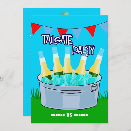 Any Event Tailgate Party Customizable Invitation