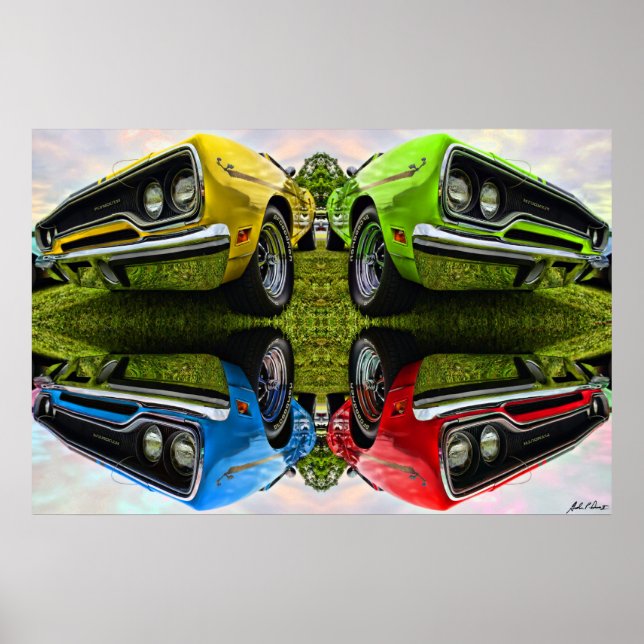Any Flavor You Like - 1970 Plymouth Road Runner Poster (Front)