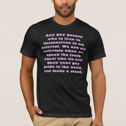 Any gay person T_Shirt