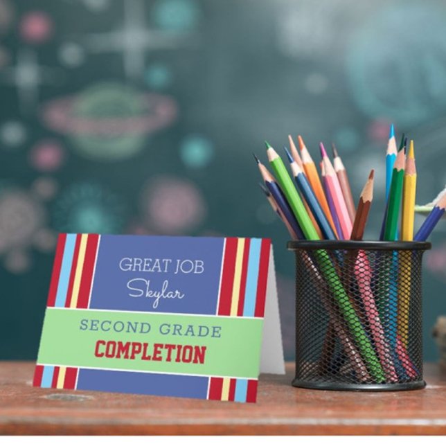 Any Grade! Custom grade completion card!  Card (Creator Uploaded)