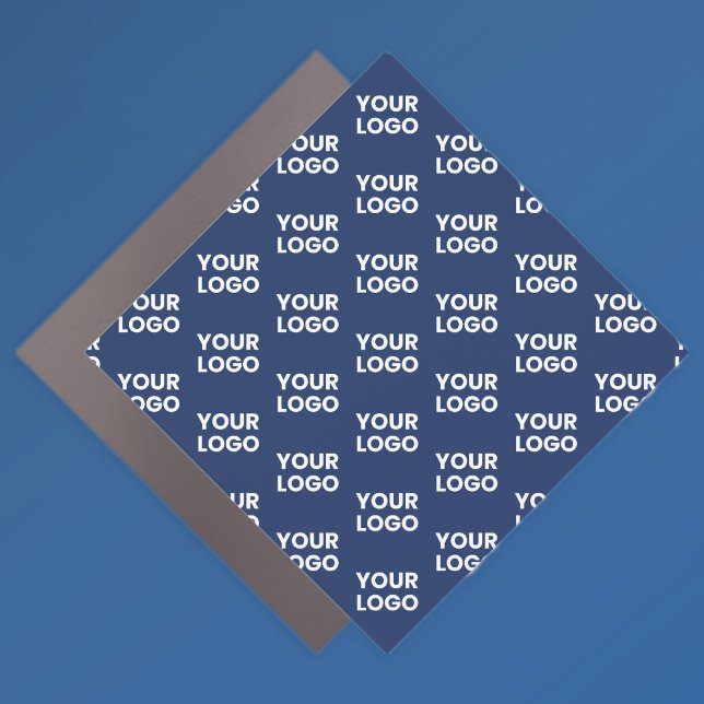 Any Image or Business Logo Editable Dark Navy Blue Car Magnet (Creator Uploaded)