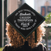 Any Inspirational Quote Class Year Black and White