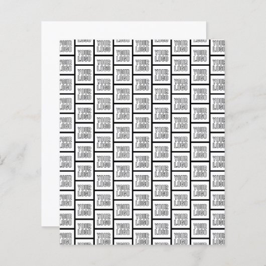 Any Logo or Image Repeating Pattern (Front/Back)