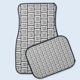 Any Logo or Image Repeating Pattern Car Floor Mat