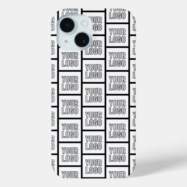 Any Logo or Image Repeating Pattern Case-Mate iPhone Case (Back)