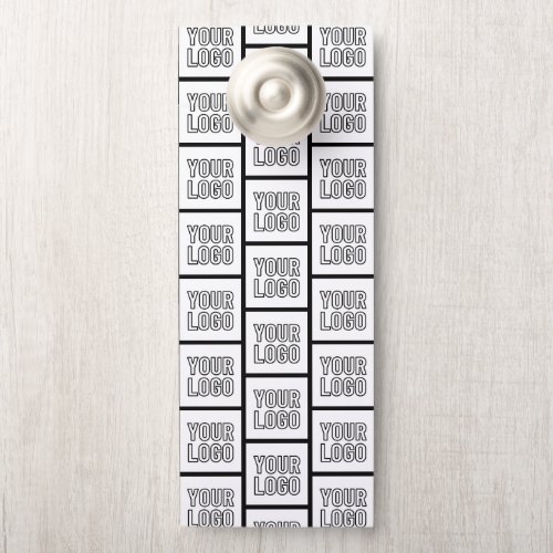 Any Logo or Image Repeating Pattern Door Hanger