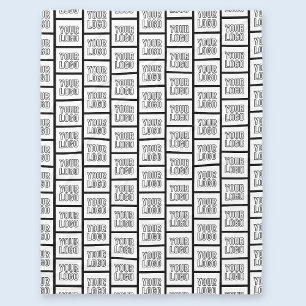 Any Logo or Image Repeating Pattern Fleece Blanket