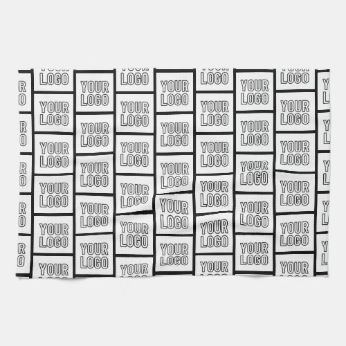Any Logo or Image Repeating Pattern Kitchen Towel