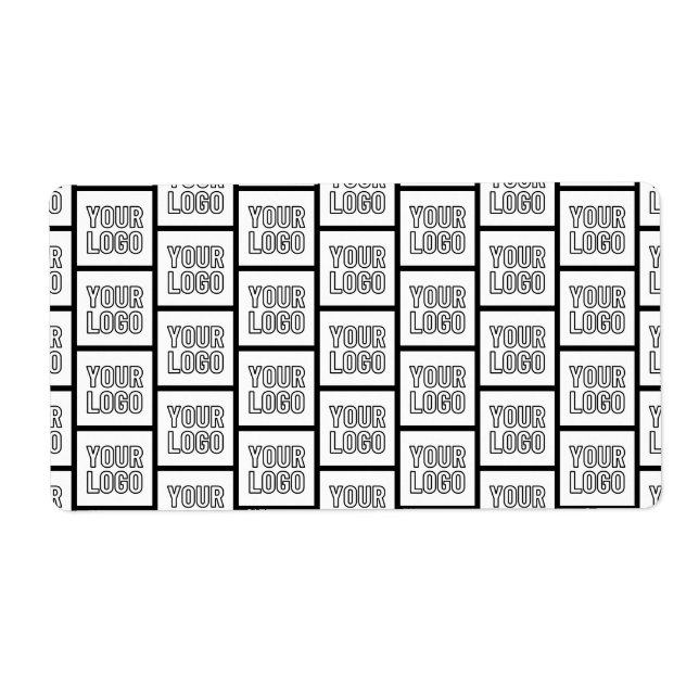 Any Logo or Image Repeating Pattern Label (Front)