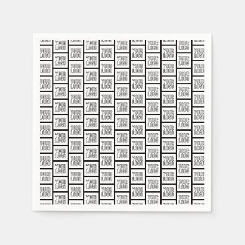 Any Logo or Image Repeating Pattern Napkins