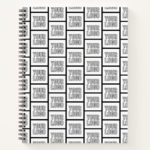 Any Logo or Image Repeating Pattern Notebook